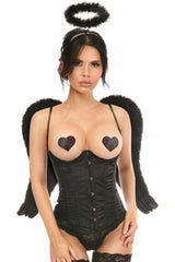 Lavish 3 PC Sexy Midnight Angel Corset Costume - Daisy Corsets