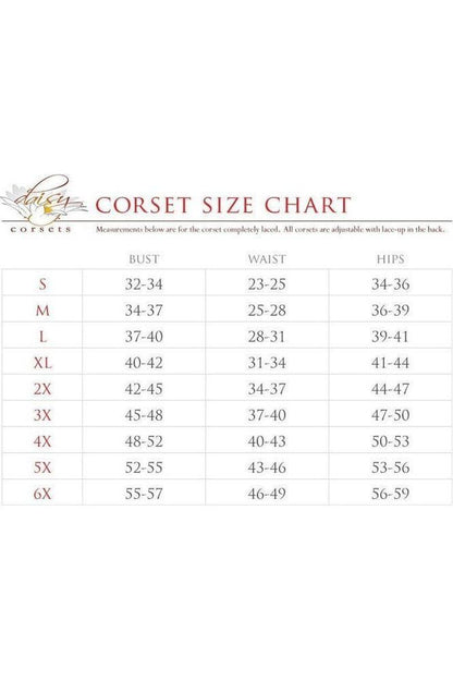 Lavish 4 PC Clear Red Sexy Bunny Corset Costume - Daisy Corsets