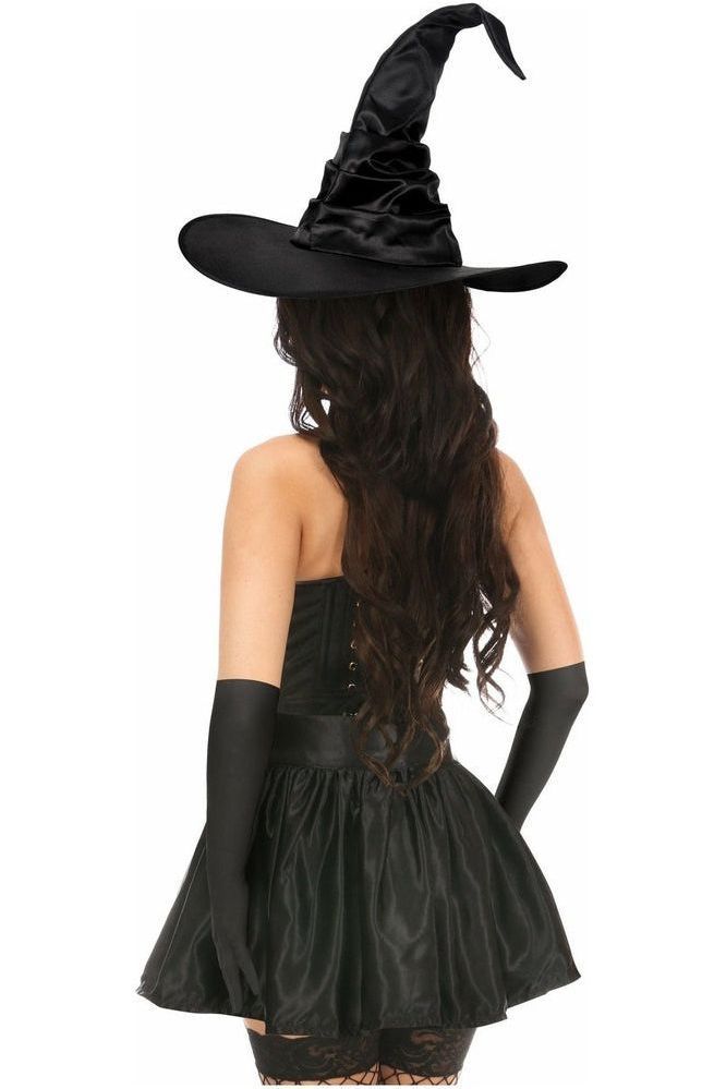 Lavish 4 PC Red Lace Witch Corset Costume - Daisy Corsets