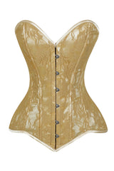 Daisy Corsets Lavish Beige Lace Overbust Corset Sweetheart Neckline Busk Closure