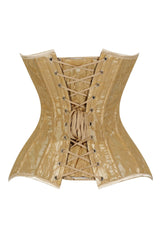 Daisy Corsets Lavish Beige Lace Overbust Corset Sweetheart Neckline Busk Closure