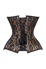Daisy Corsets Lavish Lace Overbust Corset Sweetheart Neckline Busk Closure