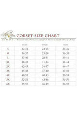 Daisy Lavish Black Brocade Corset