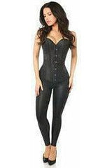Daisy Lavish Black Brocade Corset