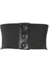 Lavish Black Brocade Corset Belt Cincher - Daisy Corsets
