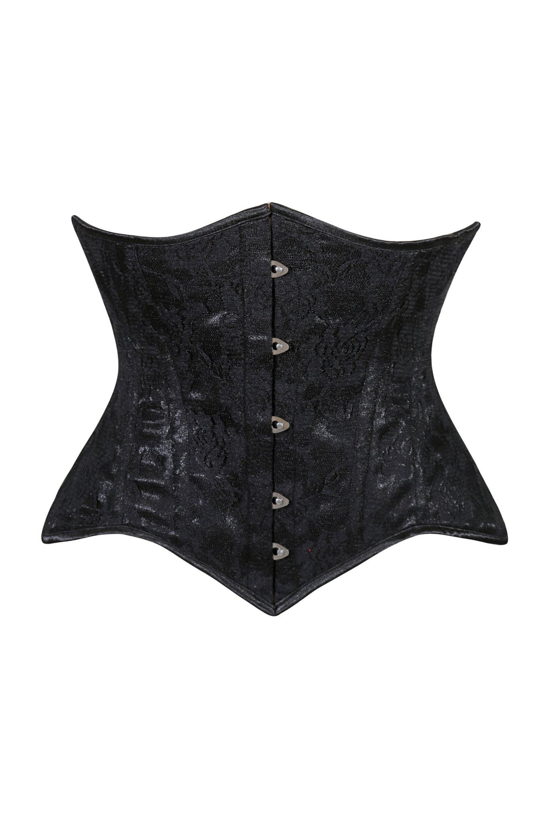 Daisy Corsets Lavish Black Lace Underbust Corset Waist Cincher Busk Closure