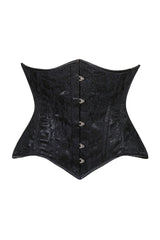 Daisy Corsets Lavish Black Lace Underbust Corset Waist Cincher Busk Closure