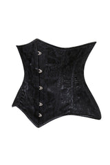 Daisy Corsets Lavish Black Lace Underbust Corset Waist Cincher Busk Closure