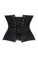 Daisy Corsets Lavish Black Lace Underbust Corset Waist Cincher Busk Closure