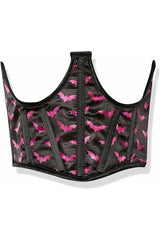Daisy Corsets Lavish Black & Satin Open Cup Waist Cincher