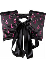 Daisy Corsets Lavish Black & Satin Open Cup Waist Cincher