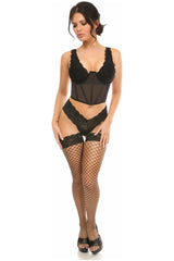 Daisy Corsets Lavish Mesh Open Cup Waist Cincher