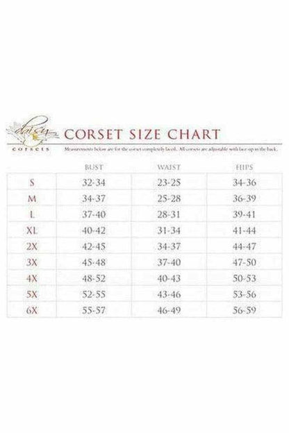 Lavish Black Patent Overbust Corset - Daisy Corsets