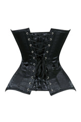Daisy Corsets Lavish Satin Overbust Corset Sweetheart Neckline Busk Closure