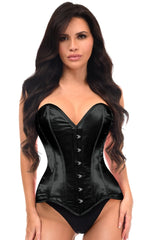 Daisy Corsets Lavish Satin Overbust Corset Sweetheart Neckline Busk Closure