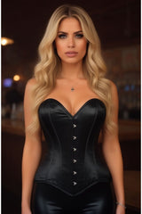 Daisy Corsets Lavish Satin Overbust Corset Sweetheart Neckline Busk Closure