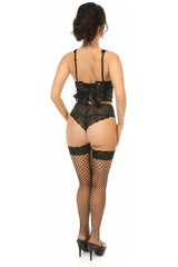 Lavish Celestial Satin Open Cup Waist Cincher - Daisy Corsets