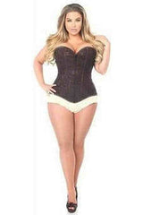 Daisy Corsets Lavish Dark Lace Overbust Corset w/Zipper