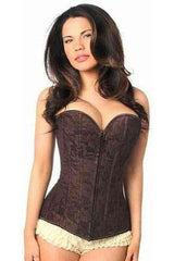 Daisy Corsets Lavish Dark Lace Overbust Corset w/Zipper