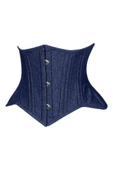 Daisy Corsets Lavish Dark Denim Mini Waist Cincher Underbust Corset Top