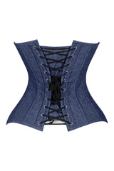 Daisy Corsets Lavish Dark Denim Underbust Waist Cincher Corset Top