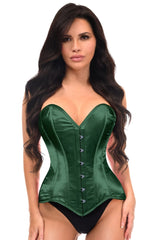 Daisy Corsets Lavish Satin Overbust Corset Sweetheart Neckline Busk Closure