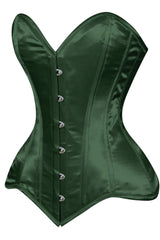 Daisy Corsets Lavish Satin Overbust Corset Sweetheart Neckline Busk Closure