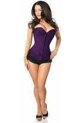 Daisy Corsets Lavish Lace Overbust Corset with Zipper