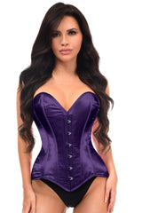 Daisy Corsets Lavish Satin Overbust Corset Sweetheart Neckline Busk Closure