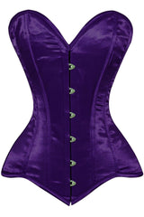 Daisy Corsets Lavish Satin Overbust Corset Sweetheart Neckline Busk Closure