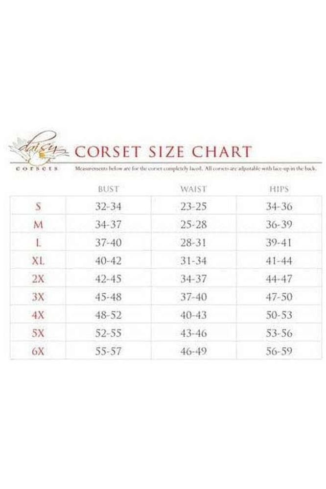 Lavish Fuchsia Holo Lace - Up Bustier Top - Daisy Corsets