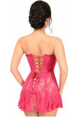 Daisy Corsets Lavish Sheer Lace Corset Dress