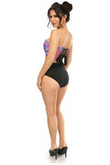 Daisy Corsets Lavish Lavender Holo Lace-Up Bustier Top