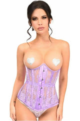 Daisy Corsets Lavish Sheer Lace Underwire Open Cup Underbust Corset