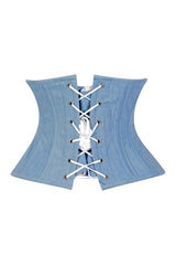 Daisy Corsets Lavish Lt Denim Mini Waist Cincher Underbust Corset Top