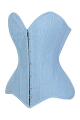 Daisy Corsets Lavish Lt Denim Overbust Corset Top