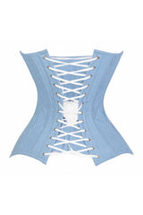 Daisy Corsets Lavish Lt Denim Underbust Waist Cincher Corset Top