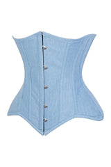 Daisy Corsets Lavish Lt Denim Underbust Waist Cincher Corset Top