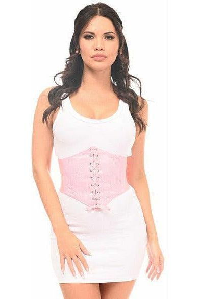 Daisy Lavish Light Pink Lace Corset Belt Cincher