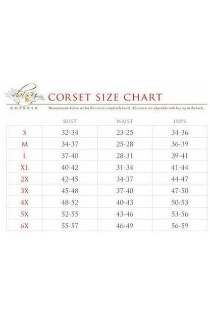 Lavish Lt Pink Lace Ruffled Underwire Cincher Corset - Daisy Corsets