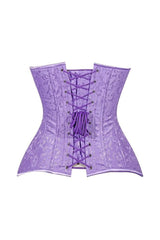 Daisy Corsets Lavish Lt Purple Brocade Overbust Corset W/Busk Closure