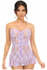 Daisy Corsets Lavish Sheer Lace Corset Dress
