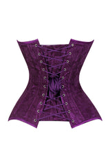 Daisy Corsets Lavish Magenta Lace Overbust Corset Sweetheart Neckline Busk Closure