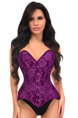 Daisy Corsets Lavish Magenta Lace Overbust Corset Sweetheart Neckline Busk Closure