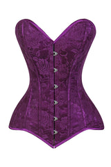 Daisy Corsets Lavish Magenta Lace Overbust Corset Sweetheart Neckline Busk Closure