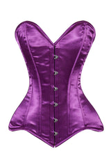 Daisy Corsets Lavish Magenta Overbust Corset Sweetheart Neckline Busk Closure