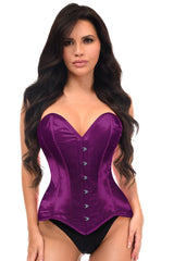 Daisy Corsets Lavish Magenta Overbust Corset Sweetheart Neckline Busk Closure