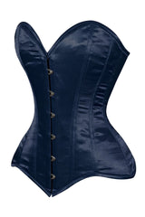 Daisy Corsets Lavish Satin Overbust Corset Sweetheart Neckline Busk Closure