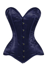 Daisy Corsets Lavish Satin Overbust Corset Sweetheart Neckline Busk Closure