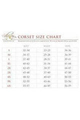 Daisy Corsets Lavish Butterfly Print Mesh Open Cup Waist Cincher